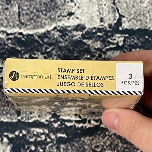 Hampton Art 3 Piece Stamp Set  Best Wishes With Love On Your Special Day VW0144 - Picture 4 of 7